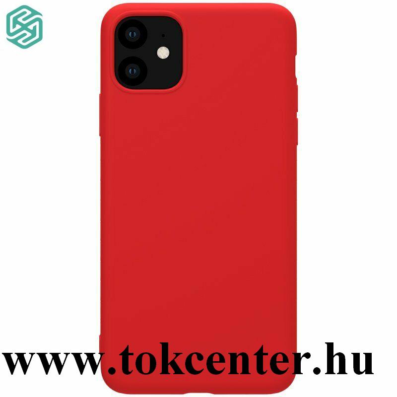 Apple iPhone 11 NILLKIN RUBBER WRAPPED szilikon telefonvédő (gumírozott) PIROS