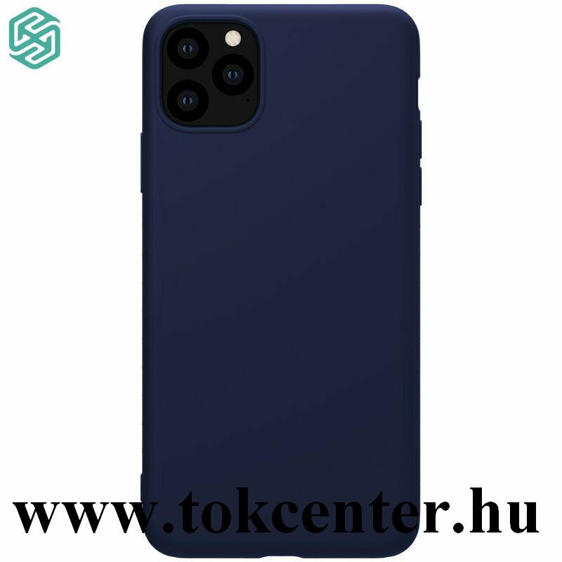 Apple iPhone 11 Pro NILLKIN RUBBER WRAPPED szilikon telefonvédő (gumírozott) SÖTÉTKÉK
