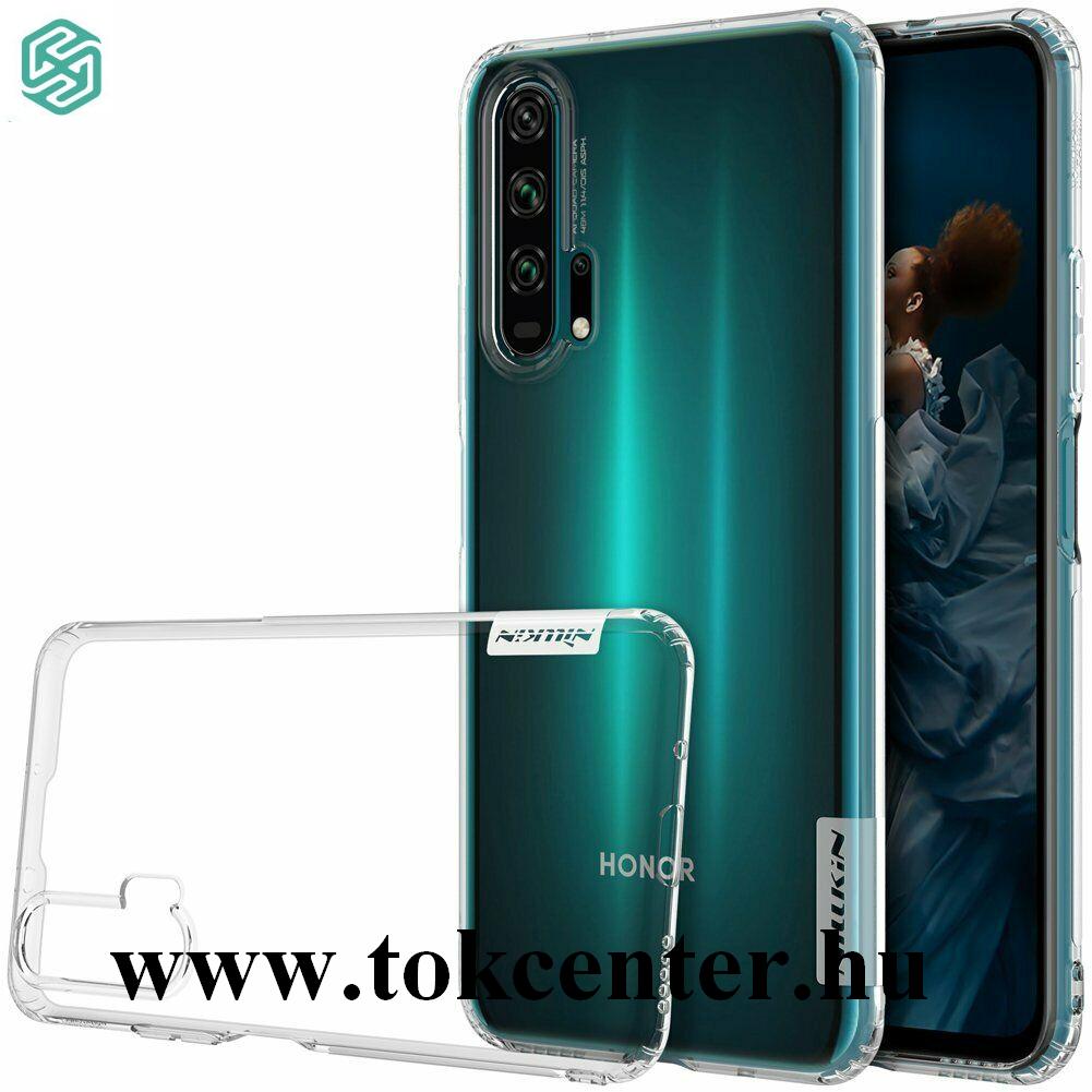 Honor 20 Pro NILLKIN NATURE szilikon telefonvédő (közepesen ütésálló, légpárnás sarok, 0.6 mm, ultravékony) ÁTLÁTSZÓ