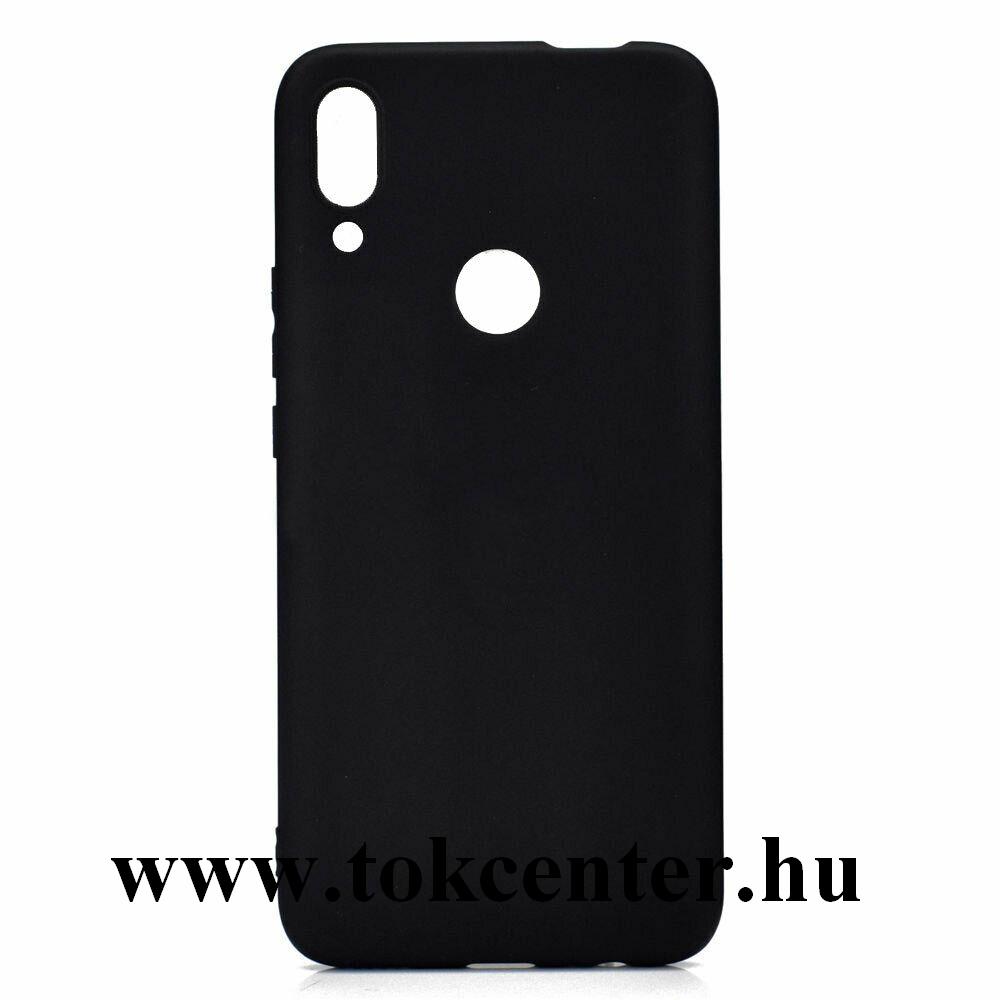 Huawei P Smart Z (Y9 Prime 2019) Szilikon telefonvédő (matt) FEKETE