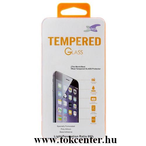 Samsung Galaxy A2 Core (SM-A260F) Képernyővédő üveg (3D full cover, íves, karcálló, 0.33 mm, 9H) FEKETE