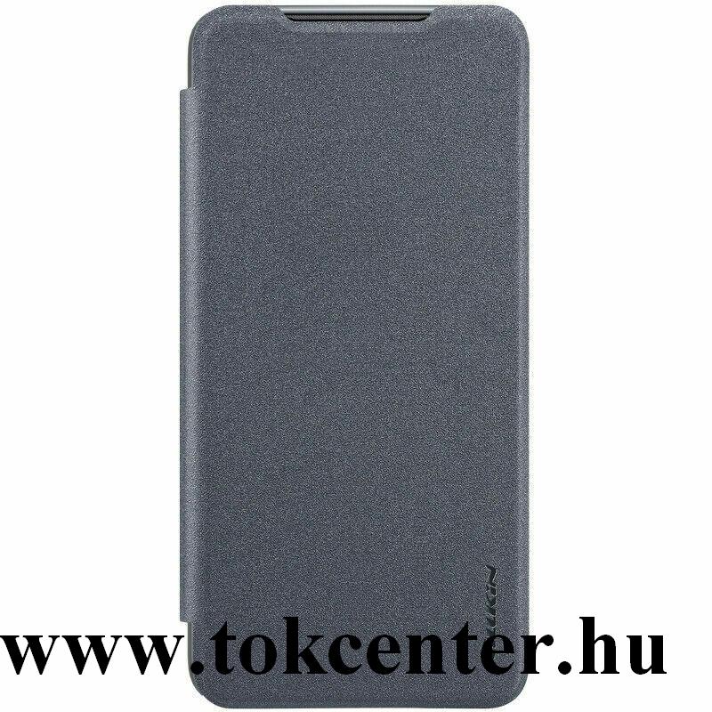 Xiaomi Mi 9 NILLKIN SPARKLE műanyag telefonvédő (mikroszálas bőr flip, oldalra nyíló) FEKETE