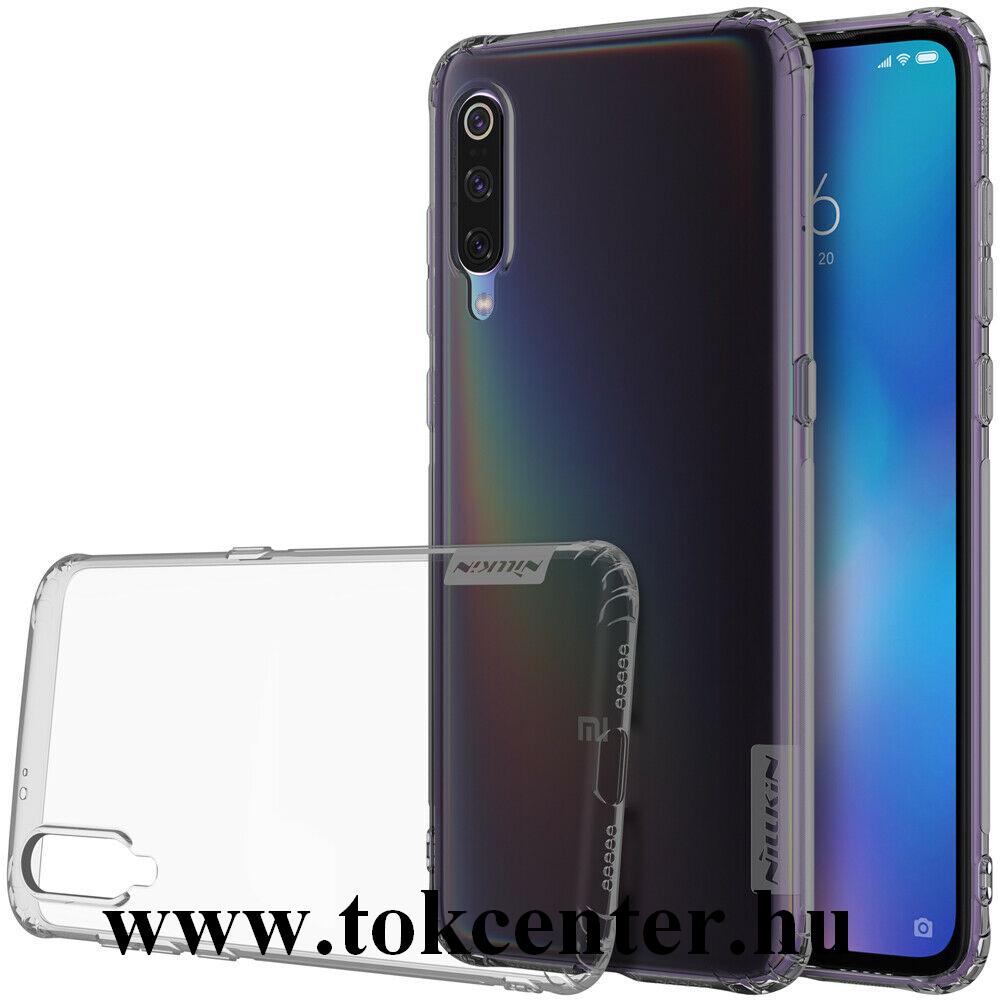 Xiaomi Mi 9 NILLKIN NATURE telefonvédő gumi / szilikon (közepesen ütésálló, légpárnás sarok, 0.6 mm, ultravékony) SZÜRKE