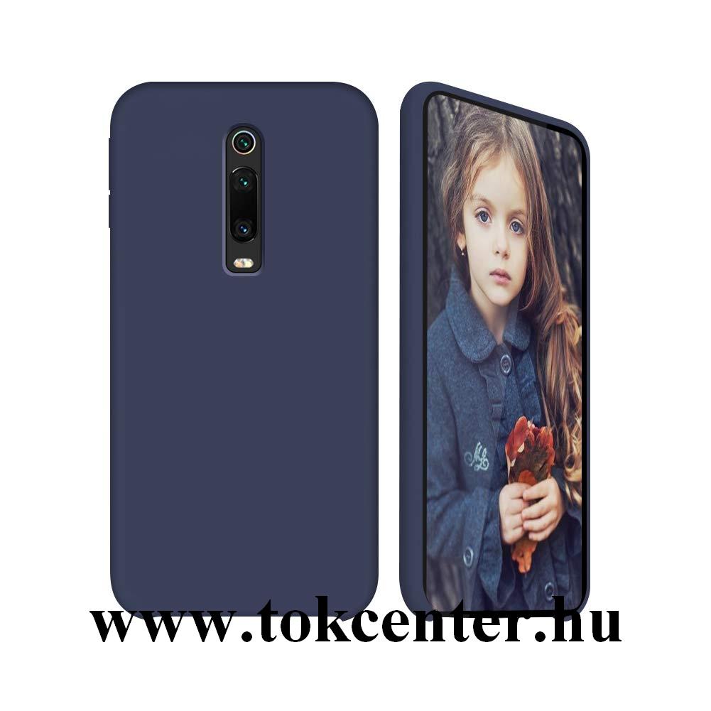 Xiaomi Mi 9T (Mi 9T Pro) Szilikon telefonvédő (matt) SÖTÉTKÉK