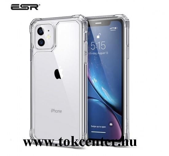 Apple iPhone 11 ESR AIR ARMOR műanyag telefonvédő (szilikon keret, közepesen ütésálló, légpárnás sarok) ÁTLÁTSZÓ