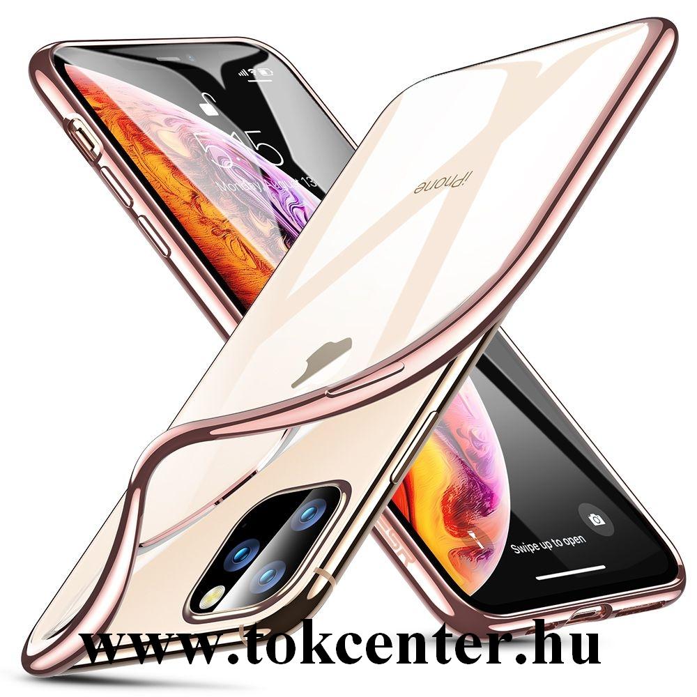 Apple iPhone 11 Pro ESR ESSENTIAL CROWN szilikon telefonvédő (közepesen ütésálló) ROZÉARANY