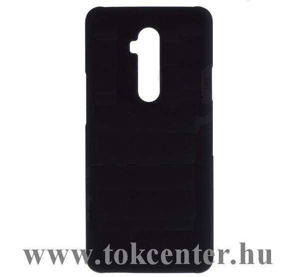 OnePlus 7T Pro Műanyag telefonvédő (gumírozott) FEKETE