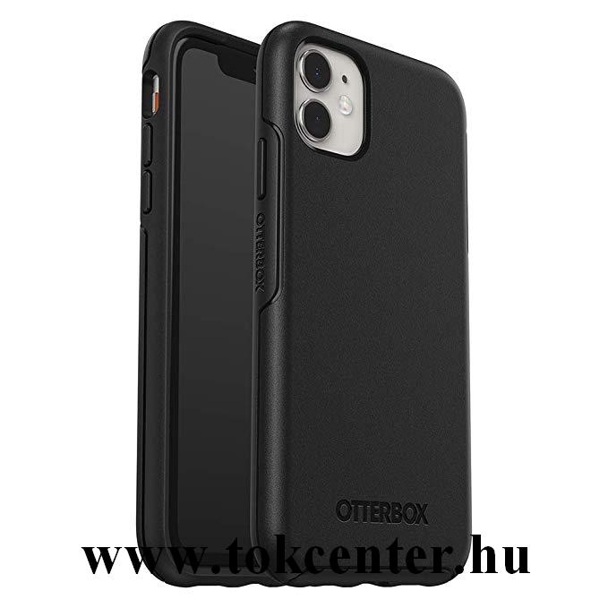 Apple iPhone 11 OTTERBOX SYMETRY Series műanyag telefonvédő (közepesen ütésálló) FEKETE
