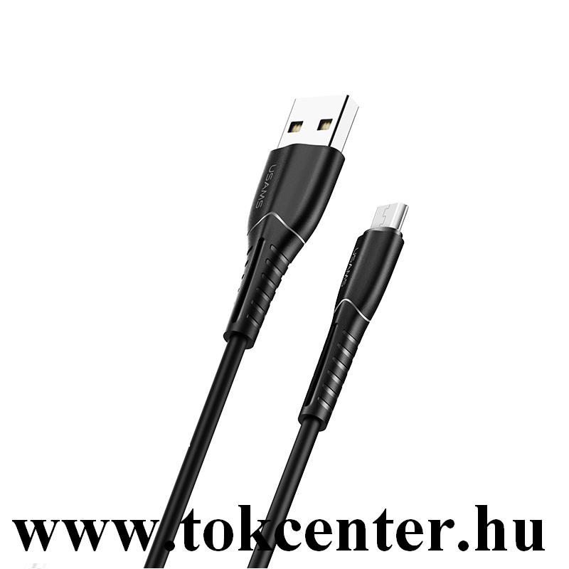 USAMS SJ365 U35 MICRO USB KÁBEL 1 MÉTER FEKETE	