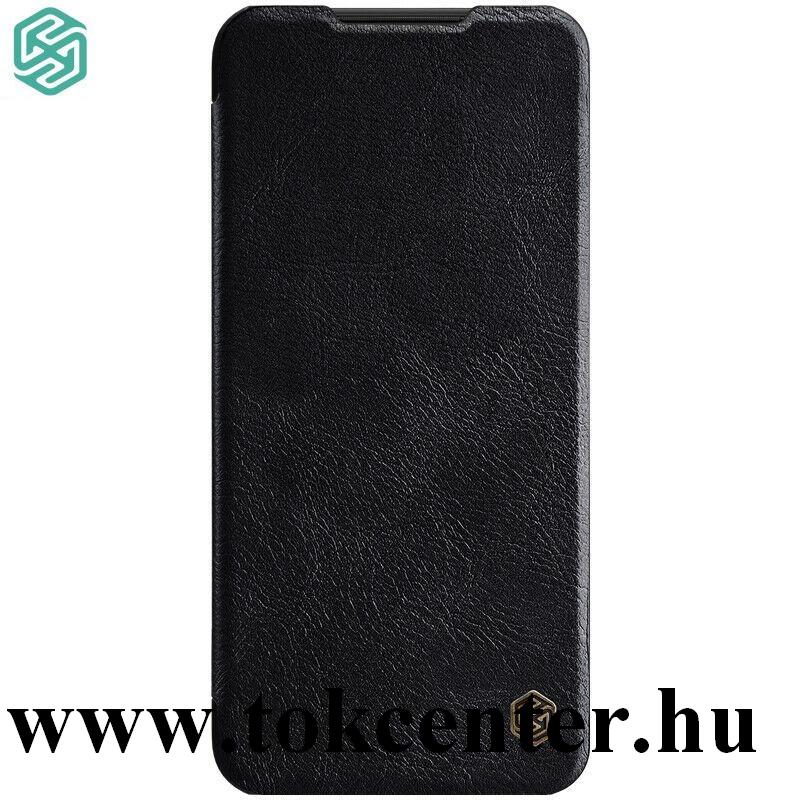 Xiaomi Redmi Note 8T NILLKIN QIN tok álló, bőr hatású (FLIP, oldalra nyíló, bankkártya tartó) FEKETE