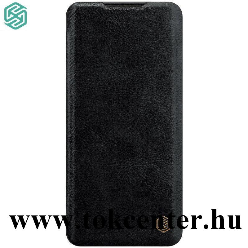 Xiaomi Mi Note 10 / Xiaomi Mi Note 10 Pro NILLKIN QIN tok álló, bőr hatású (FLIP, oldalra nyíló, bankkártya tartó) FEKETE