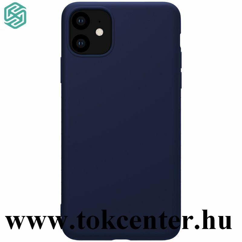Apple iPhone 11 NILLKIN RUBBER WRAPPED szilikon telefonvédő (gumírozott) SÖTÉTKÉK