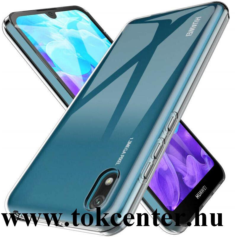 Honor 8S / Huawei Y5 (2019) Szilikon telefonvédő (ultravékony) ÁTLÁTSZÓ