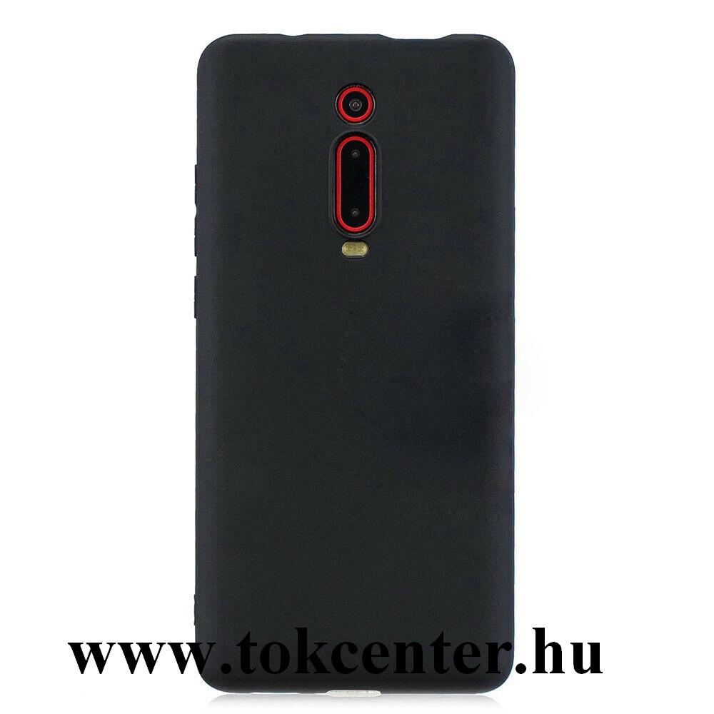 Xiaomi Mi 9T (Mi 9T Pro) Szilikon telefonvédő (matt) FEKETE