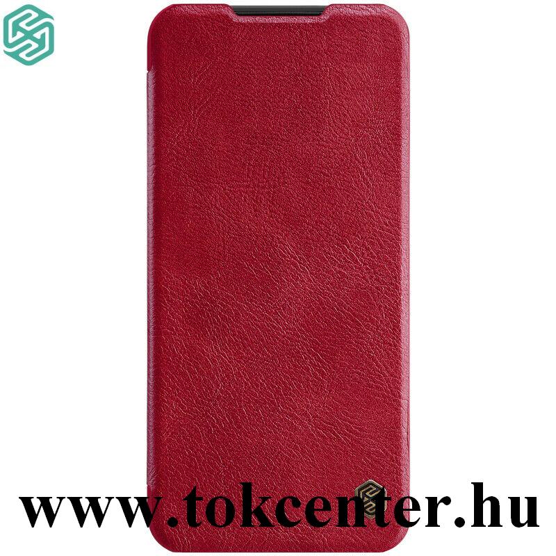 Xiaomi Redmi Note 8T NILLKIN QIN tok álló, bőr hatású (FLIP, oldalra nyíló, bankkártya tartó) PIROS