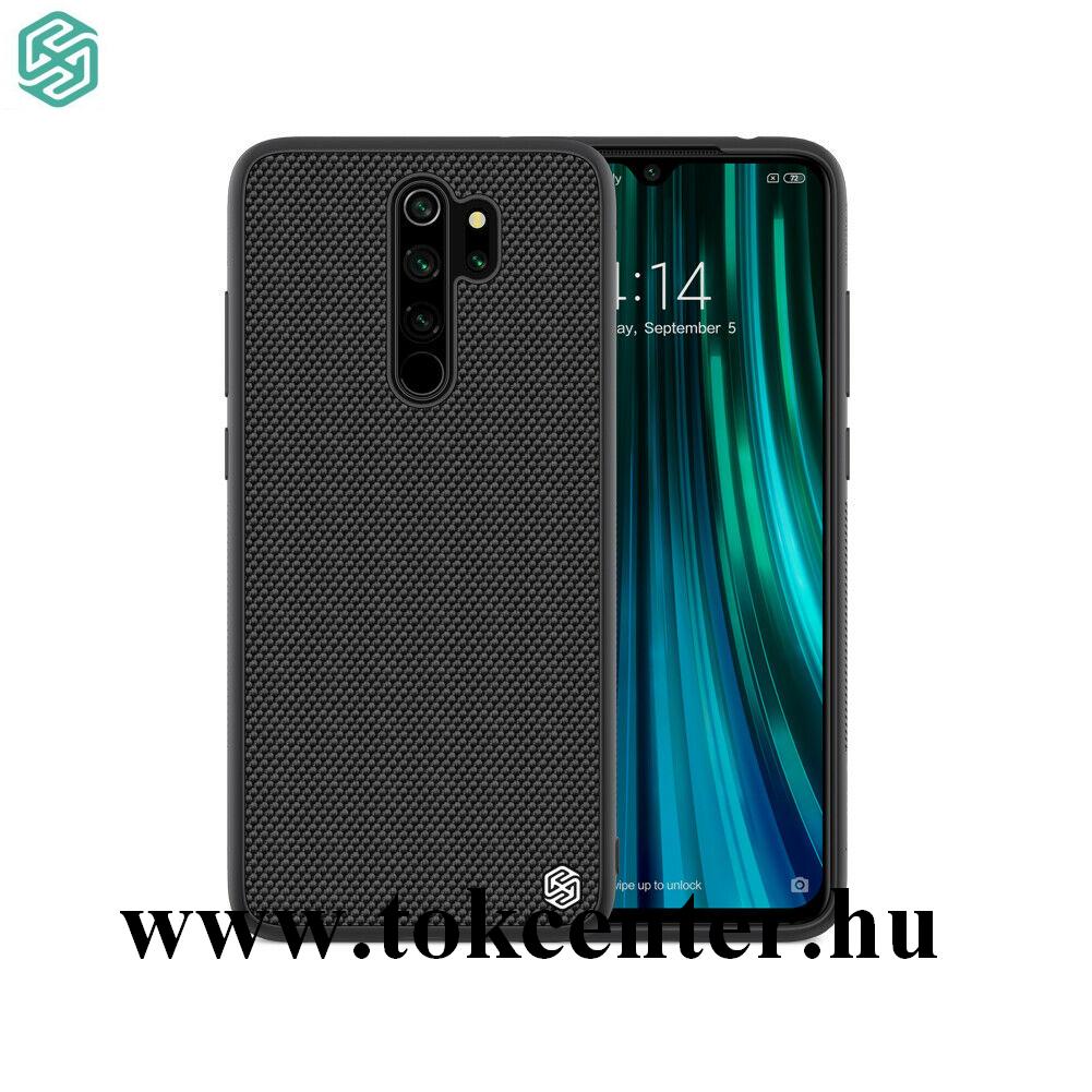 Xiaomi Redmi Note 8 Pro NILLKIN TEXTURED műanyag telefonvédő (szilikon keret, 3D minta) FEKETE