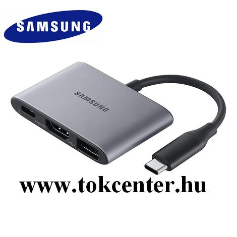 Adapter (Type-C, adatátvitel és töltés, HDMI, USB aljzat, MULTIPORT) SZÜRKE (EE-P3200BJEGWW)