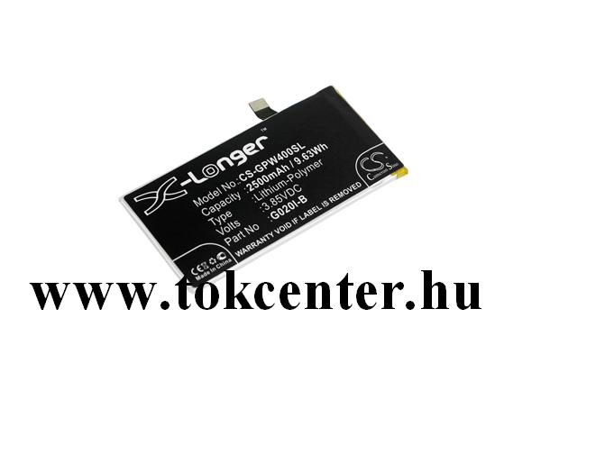 Google Pixel 4 Akku 2500 mAh LI-Polymer (belső akku, beépítése szakértelmet igényel)