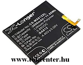 Akku 3000 mAh LI-Polymer (BA612 kompatibilis) Meizu M5s