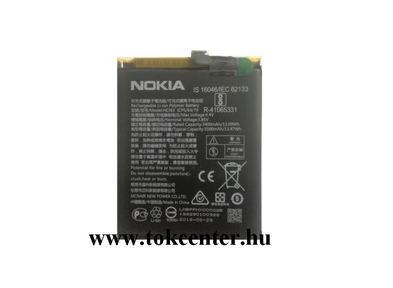Nokia 8.1 (X7) Akku 3500 mAh LI-ION (belső akku, beépítése szakértelmet igényel)