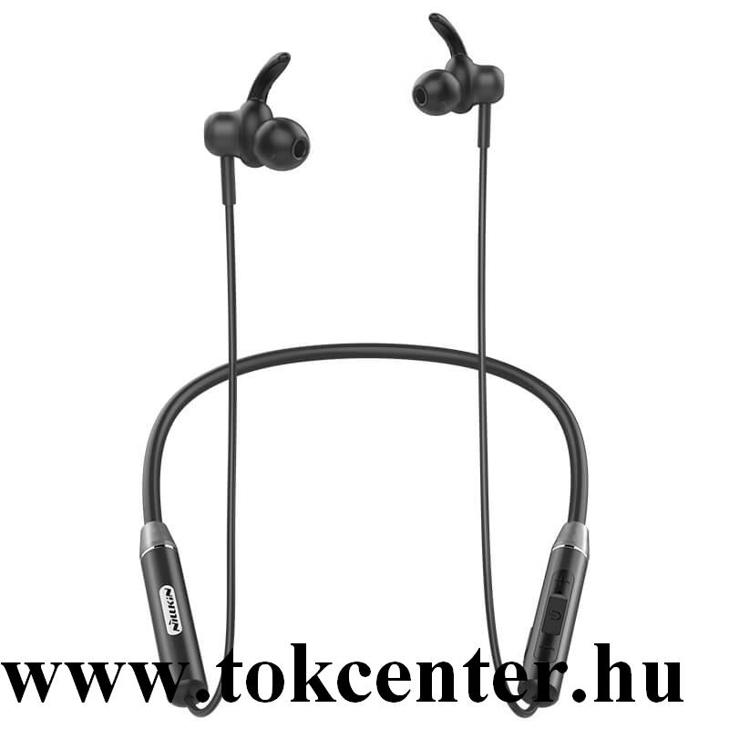 NILLKIN E4 BLUETOOTH fülhallgató SZTEREO (v5.0, nyakba akasztható, multipoint, hangerőszabályzó, SPORT) FEKETE