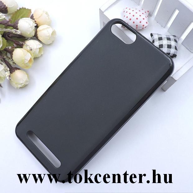 Doogee X30 Szilikon telefonvédő (matt, fényes keret) FEKETE