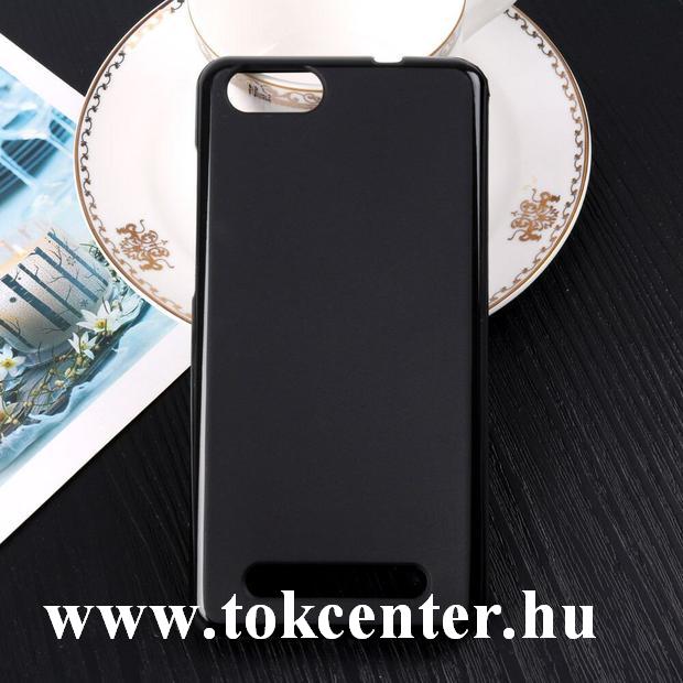 Doogee X20 Szilikon telefonvédő (matt, fényes keret) FEKETE