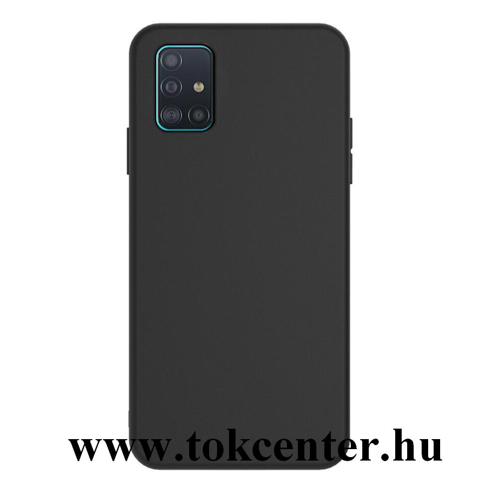 Samsung Galaxy A51 (SM-A515F) Szilikon telefonvédő FEKETE