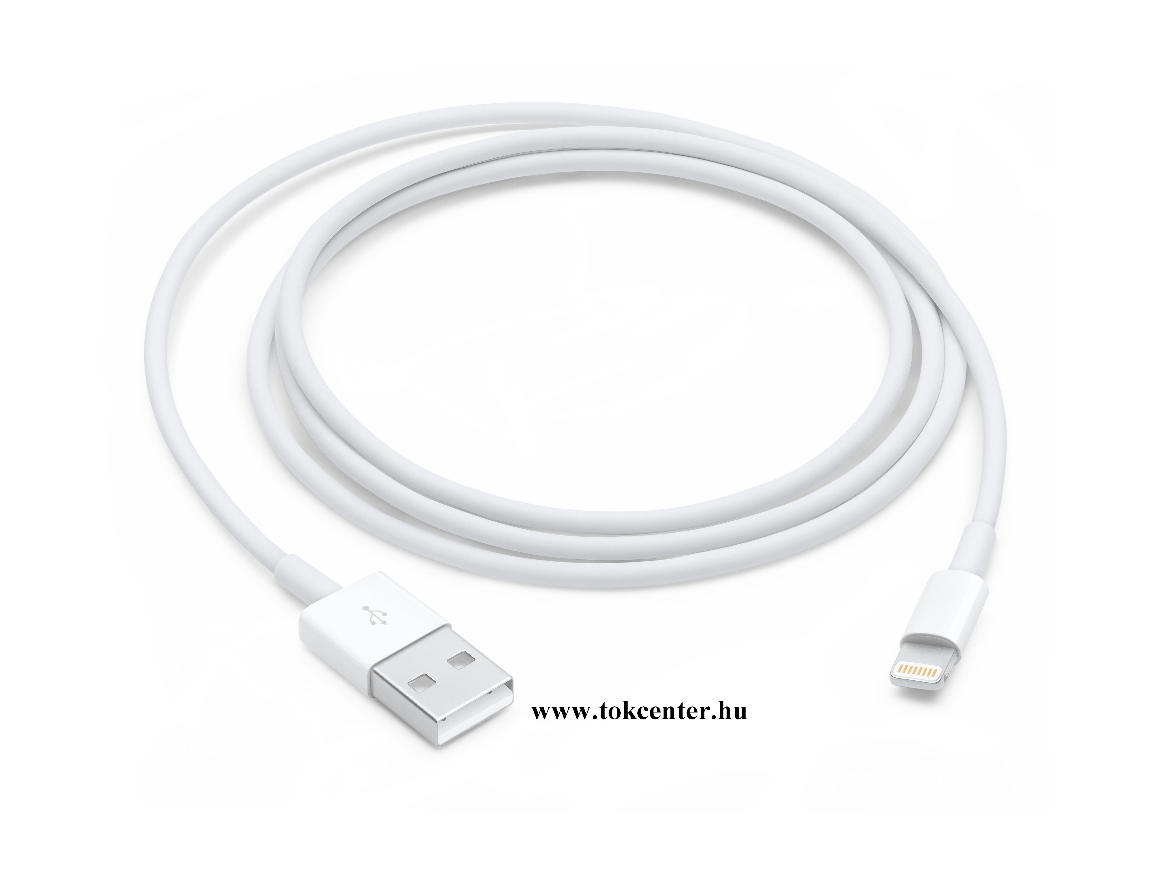 Adatátvitel adatkábel és töltő (lightning 8 pin, 100 cm) FEHÉR (MXLY2ZM/A)