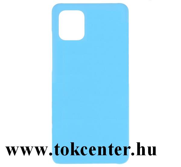 Samsung Galaxy A71 (SM-A715F) Műanyag telefonvédő (gumírozott) VILÁGOSKÉK