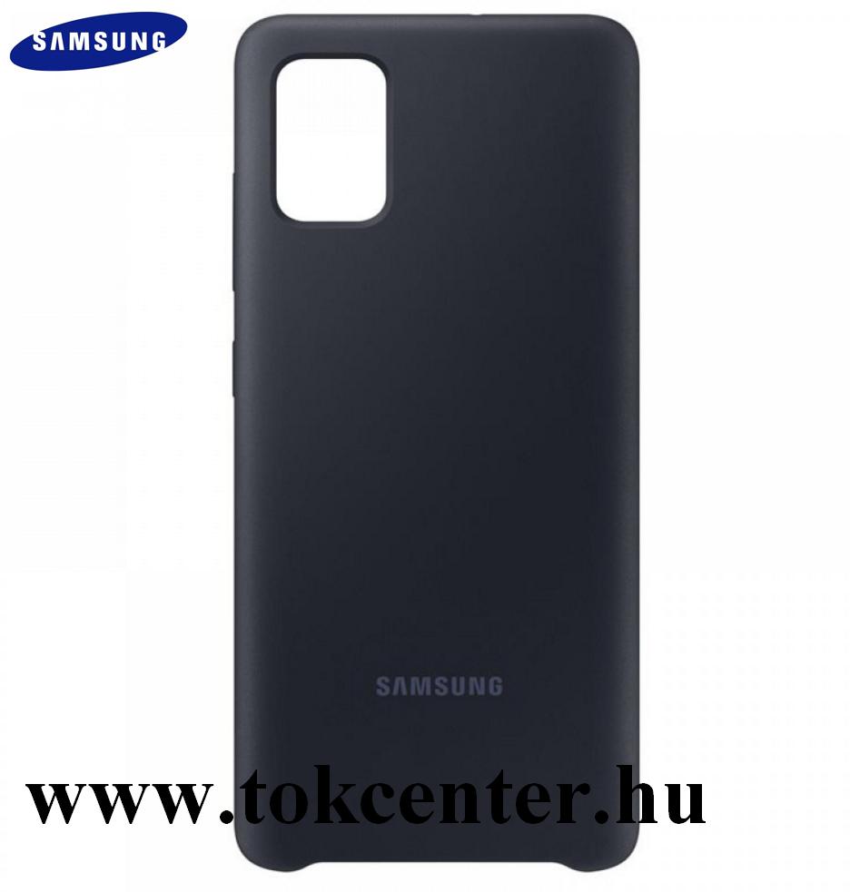 Samsung Galaxy A71 (SM-A715F) Szilikon telefonvédő FEKETE (EF-PA715TBEG)