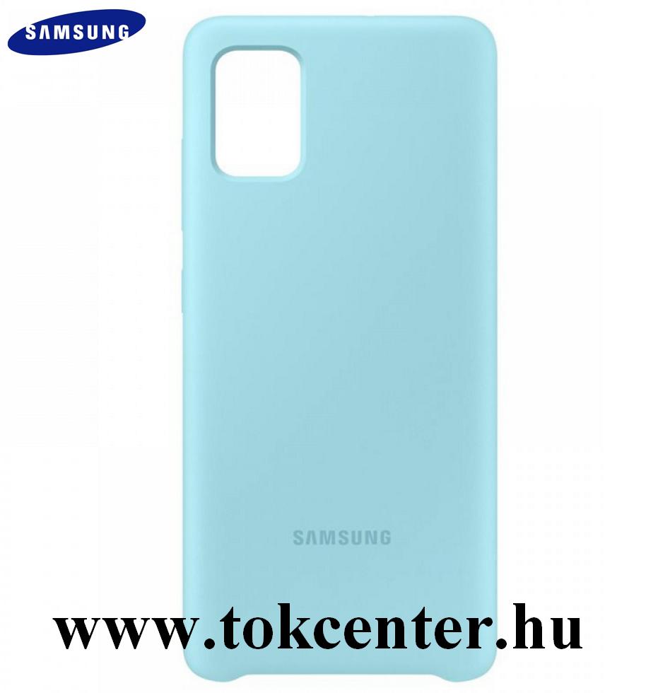 Samsung Galaxy A71 (SM-A715F) Szilikon telefonvédő KÉK (EF-PA715TLEG)