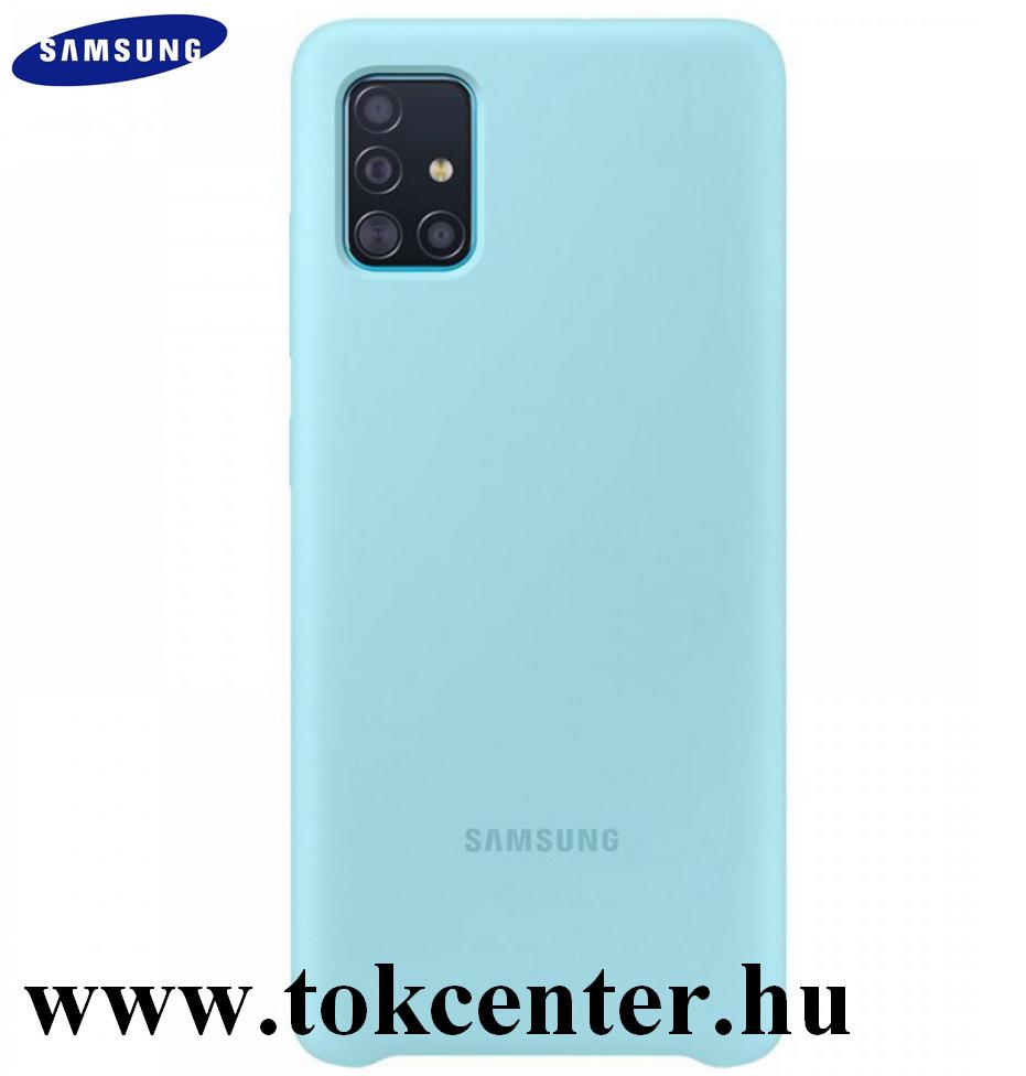 Samsung Galaxy A51 (SM-A515F) Szilikon telefonvédő KÉK (EF-PA515TLEG)