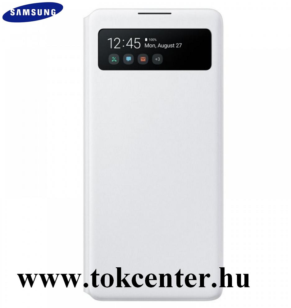 SAMSUNG GALAXY S10 LITE S-VIEW WALLET COVER,FEHÉR (EF-EG770PWEG)