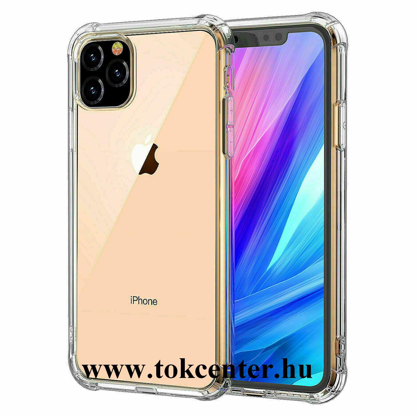 Apple iPhone 11 Pro ROAR JELLY ARMOR műanyag telefonvédő (szilikon keret, közepesen ütésálló, légpárnás sarok) ÁTLÁTSZÓ