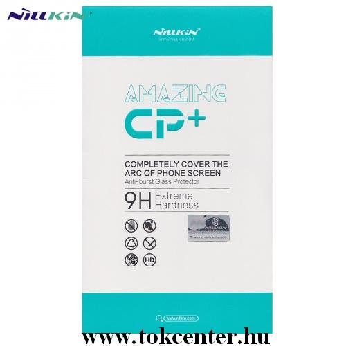 Samsung Galaxy A71 (SM-A715F) NILLKIN CP+ képernyővédő üveg (2.5D kerekített szél, íves, full glue, karcálló, UV szűrés, 0.33mm, 9H) FEKETE