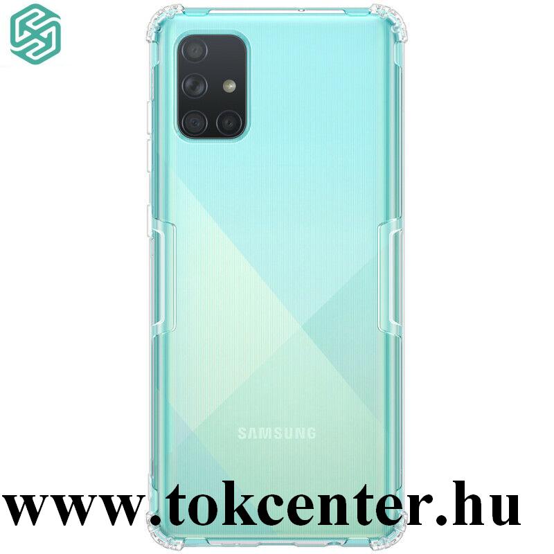 Samsung Galaxy A71 (SM-A715F) NILLKIN NATURE szilikon telefonvédő (közepesen ütésálló, légpárnás sarok, 0.6 mm, ultravékony) ÁTLÁTSZÓ