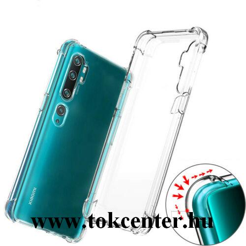 Xiaomi Mi Note 10 / Xiaomi Mi Note 10 Pro Szilikon telefonvédő (közepesen ütésálló, légpárnás sarok) ÁTLÁTSZÓ