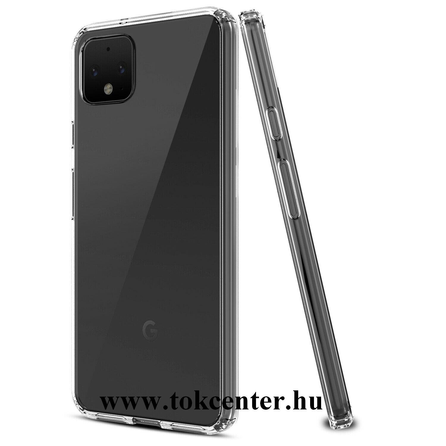 Google Pixel 4 Szilikon telefonvédő (shockproof, légpárnás sarok) ÁTLÁTSZÓ