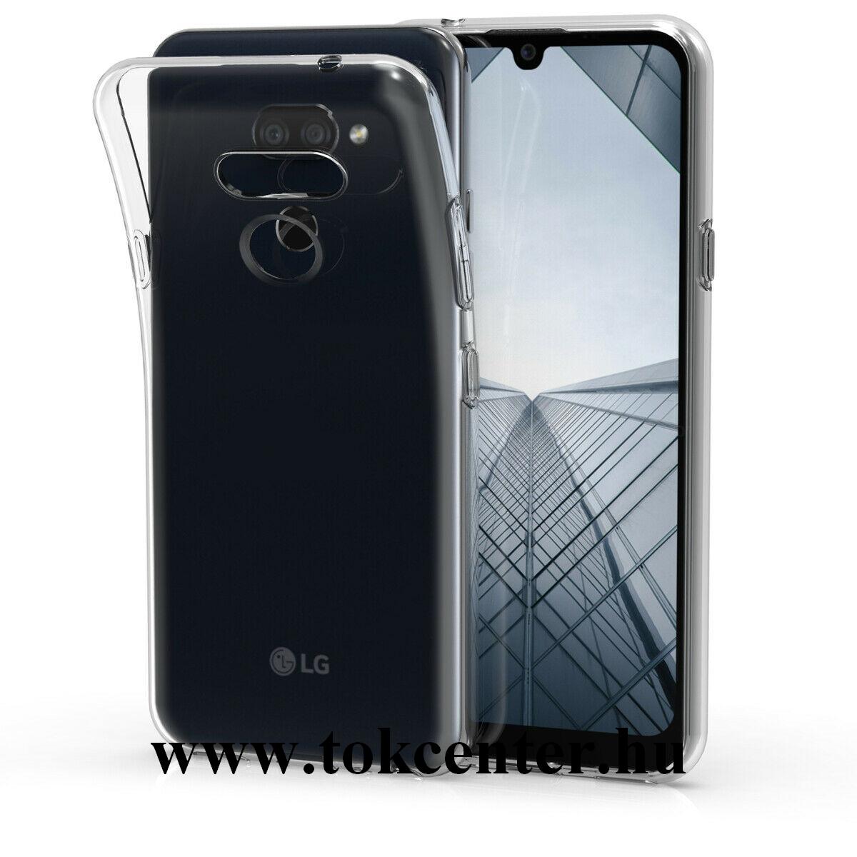 LG K40S (LMX430) Szilikon telefonvédő ÁTLÁTSZÓ