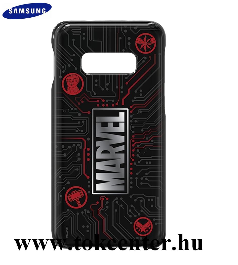 Samsung Galaxy S10e (SM-G970) Műanyag telefonvédő (Marvel) FEKETE (GP-G970HIFGHWF)