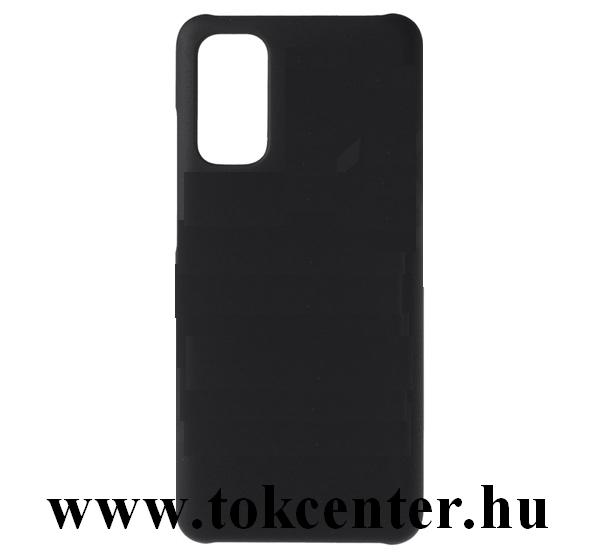 Samsung Galaxy S20 (SM-G980F) Műanyag telefonvédő (gumírozott) FEKETE