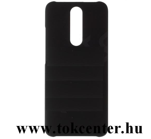 Xiaomi Redmi K30 / K30 5G Műanyag telefonvédő (gumírozott) FEKETE