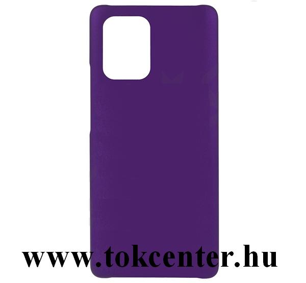 Samsung Galaxy S10 Lite (SM-G770F) Műanyag telefonvédő (gumírozott) LILA