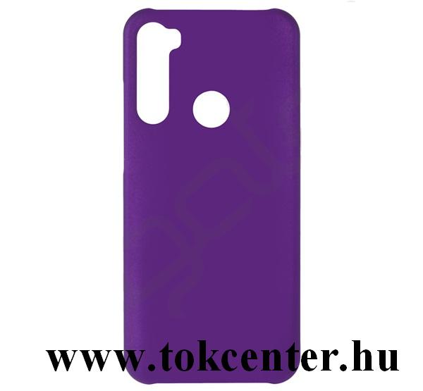 Xiaomi Redmi Note 8T Műanyag telefonvédő (gumírozott) LILA