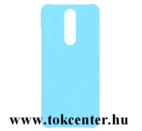Xiaomi Redmi K30 / K30 5G Műanyag telefonvédő (gumírozott) VILÁGOSKÉK
