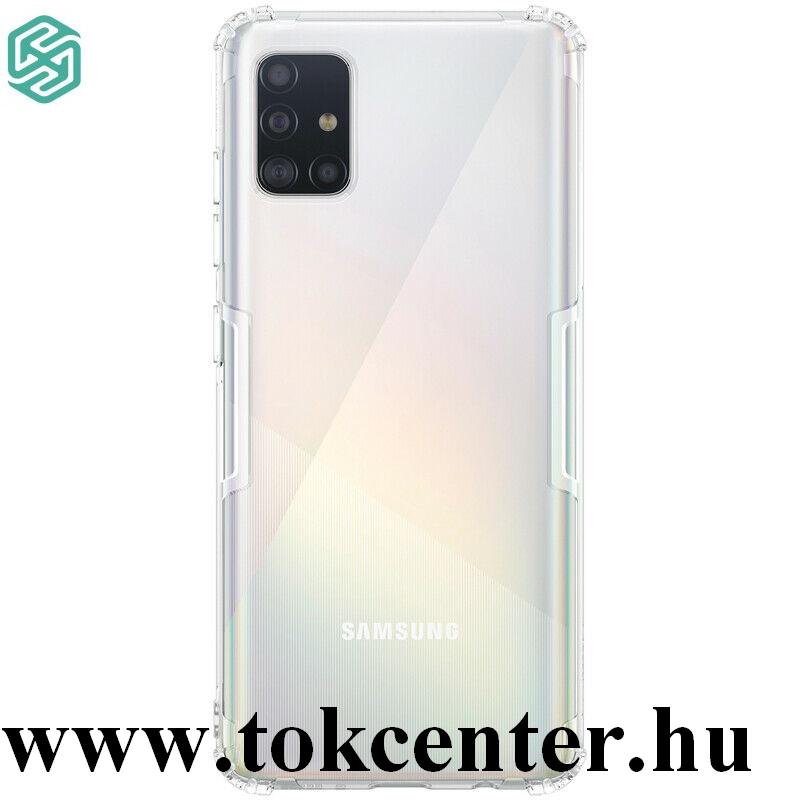 Samsung Galaxy A51 (SM-A515F) NILLKIN NATURE szilikon telefonvédő (közepesen ütésálló, légpárnás sarok, 0.6 mm, ultravékony) ÁTLÁTSZÓ