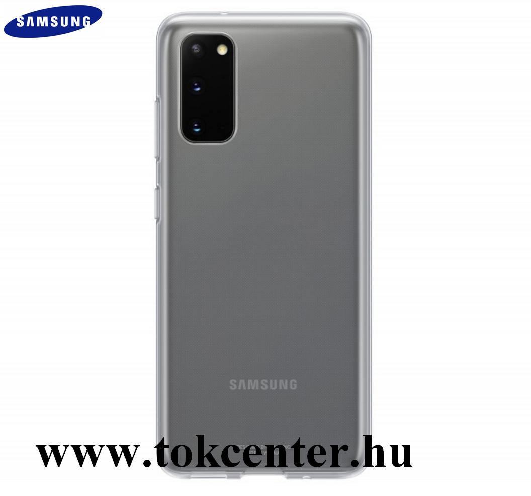 Samsung Galaxy S20 (SM-G980F) Műanyag telefonvédő ÁTLÁTSZÓ (EF-QG980TT)