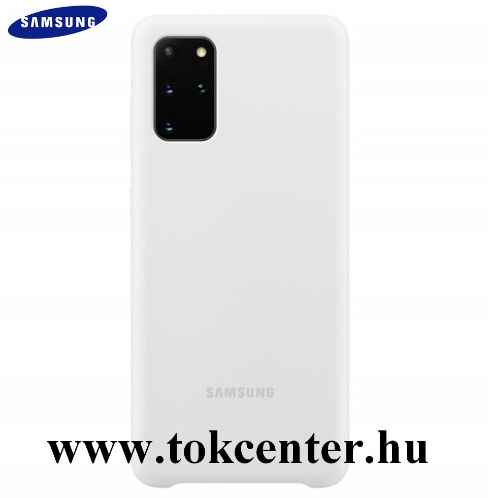 Samsung Galaxy S20 Plus (SM-G985F) Szilikon telefonvédő FEHÉR (EF-PG985TW)
