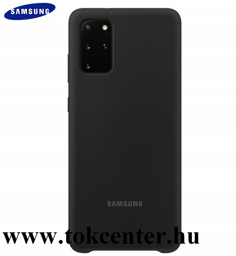 Samsung Galaxy S20 Plus (SM-G985F) Szilikon telefonvédő FEKETE (EF-PG985TB)